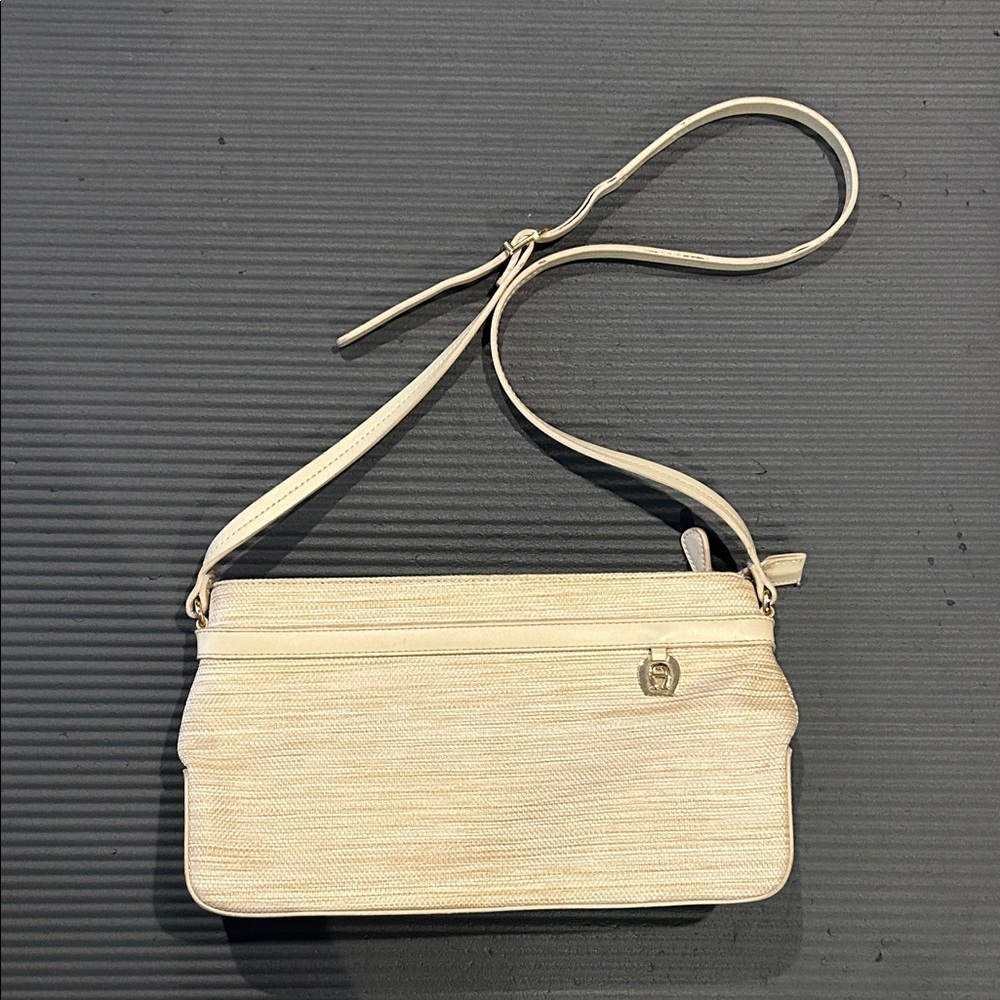 Etienne Aigner Cream Shoulder Bag